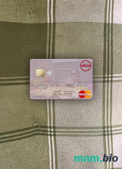 Mozambique Absa bank Mozambique wygląd zdjęcia mastercard skan PSD + zdjęcie